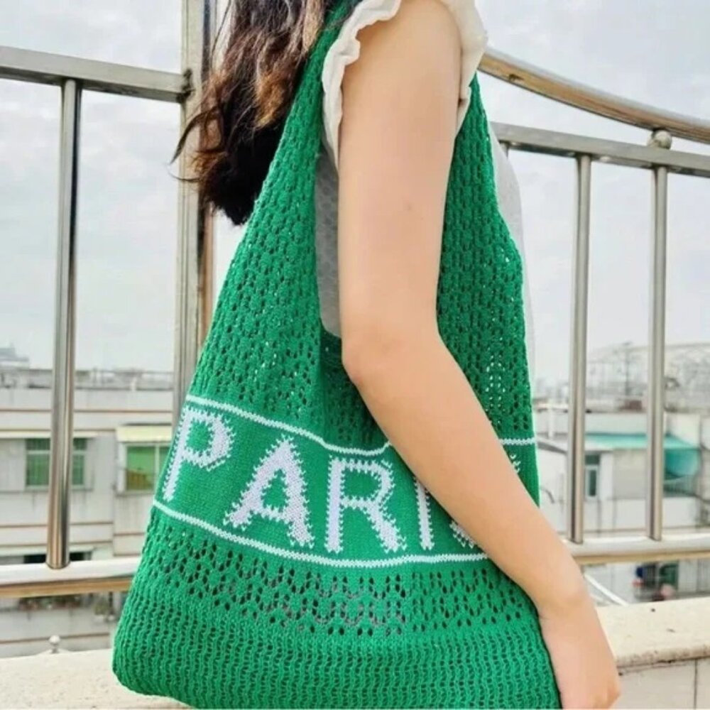 PARIS Crochet tote bag - NWOT
